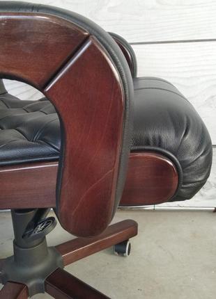 Крісла офісні шкіряні, крісло на подарунок, адвокатське крісло gk9 фото