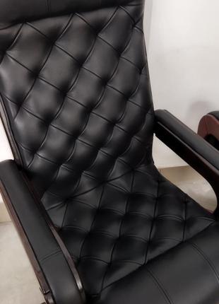 Нове шкіряне офісне крісло для керівника, кабінетне gk bestseller4 фото