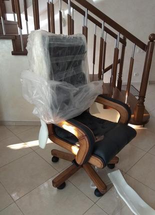 Крісло шкіряне для керівника, офісне, офісне крісло директора7 фото