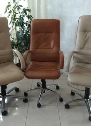 Крісла керівників комплект, шкіряні офісні крісла кабінетні