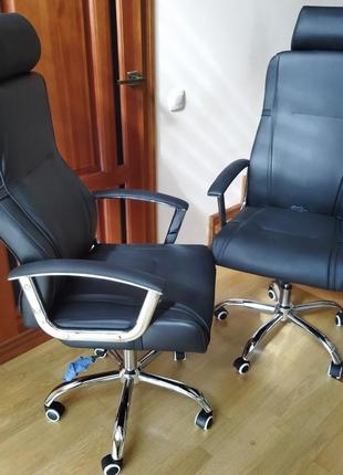 Шкіряні офісні кріслі garne kriselechko, нові, офисное кресло gk1 фото