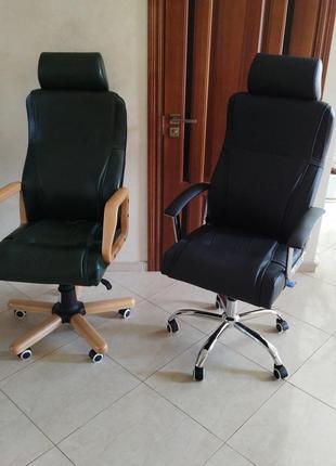 Нові шкіряні офісні кріслі garne kriselechko, офисное кресло2 фото