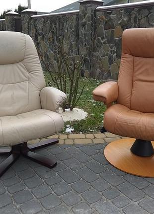 Кресло кожаное кабинетное, шкіряне крісло директорське офісне