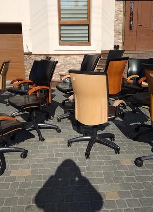 Крісло шкіряне для офісу sitag, шкіряне офісне крісло, стілець в4 фото