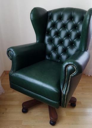 Новое кабинетное кресло garne kriselechko, крісло керівника шкіра1 фото