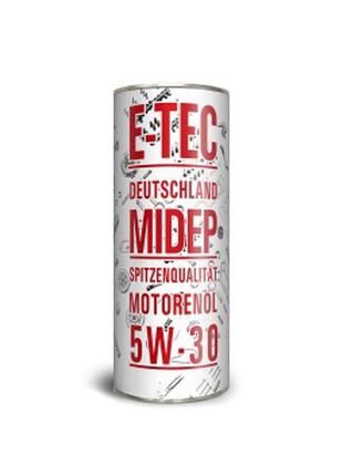 Синтетична моторна олива e-tec tec 5w-30  1л.