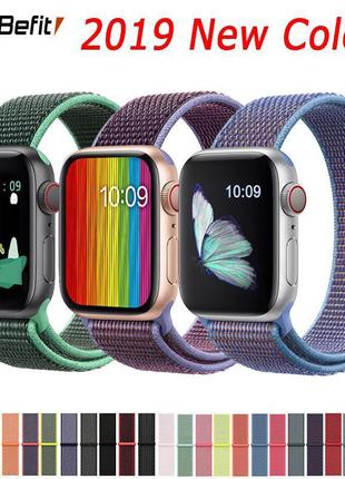 Ремінець apple watch series 1 2 3 4 5 серія 38/42 40/44 mm нейлон