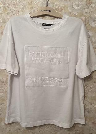 Футболка оверсайз zara