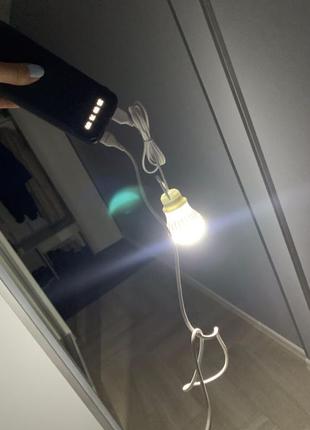 Лампа підвісна світлодіодна на акумуляторі онов від usb led св...3 фото