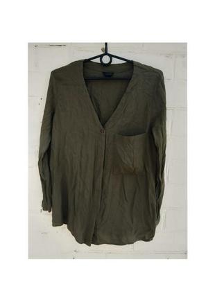 Рубашка хакі topshop | блузка обмен обмін