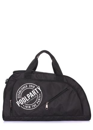 Спортивна текстильна сумка poolparty dynamic чорна1 фото