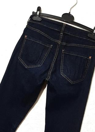 Mango джинсы тёмно-синие зауженные слим size 36 р42 44 46 alice straight женские7 фото