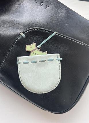 Кожаная сумка багет radley 2