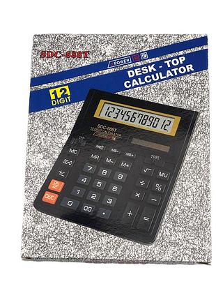 Калькулятор электронный sdc-888t с встроенной батареей и солнечной панелью