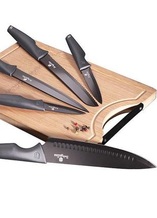 Набор ножей из 6 предметов  berlinger haus темно-серый (2000002670094)