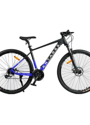 Велоcипед спортивный 19 дюймов corso  синьо-черный (2000002318118)1 фото