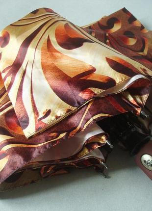 Зонт zest, полный автомат серия сатин, расцветка золотое плетение2 фото