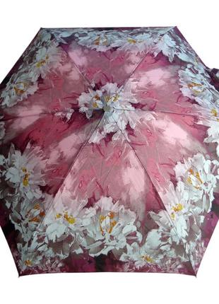 Зонт zest женский механика 5 сложений, цветной плоский. расцветка мадлен