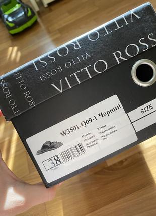 Шкіряні шльопанці vitto rossi4 фото