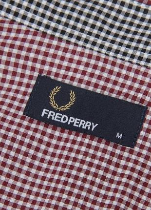 Fred perry, оригінал сорочка в клітинку2 фото