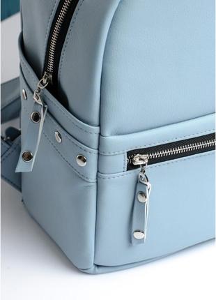 Жіночий рюкзак 35х12х25 см sambag блакитний (2000001496664)7 фото