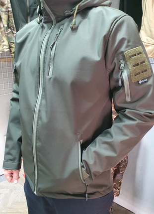 Куртка тактична flas - софт шел - фліс2 фото