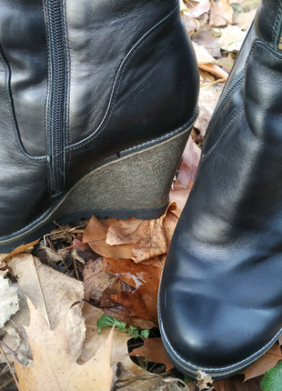 Зимові чоботи шкіра, чобітки, зимние сапоги кожа6 фото