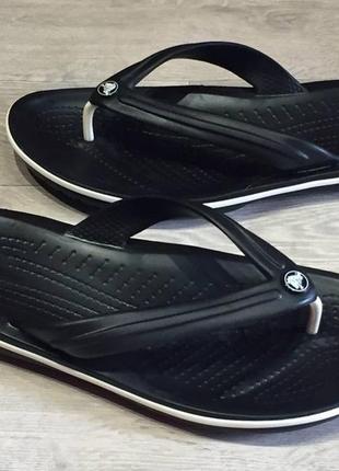 Шльопанці,в'єтнамки  crocs PURE stucco crocband flip m6w8