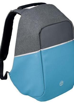 Рюкзак з rfid topmove ian352250 сірий із блакитним