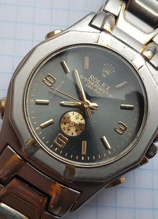 Годинник rolex кварц, з браслетами. на ходу.2 фото