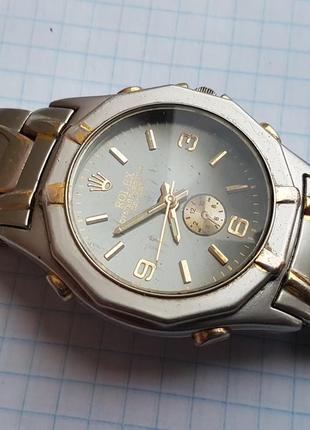 Годинник rolex кварц, з браслетами. на ходу.3 фото