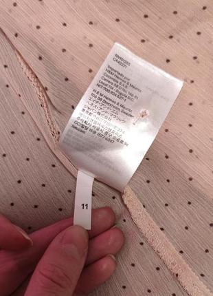 🧡 трендовая полупрозрачная блуза от h&amp;m7 фото