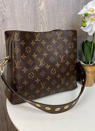 Качественная женская сумка на плечо, сумочка с широким ремешком