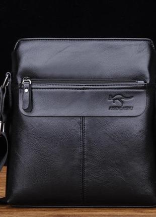 Качественная мужская сумка планшетка кенгуру, сумка-планшет на плечо для мужчин6 фото