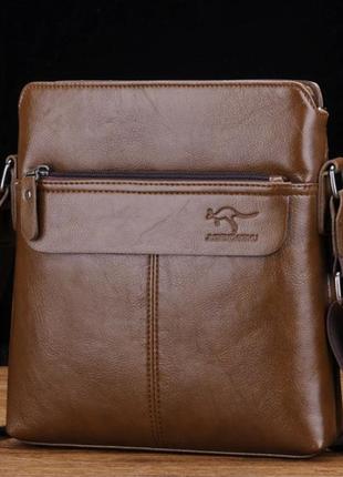 Качественная мужская сумка планшетка кенгуру, сумка-планшет на плечо для мужчин2 фото