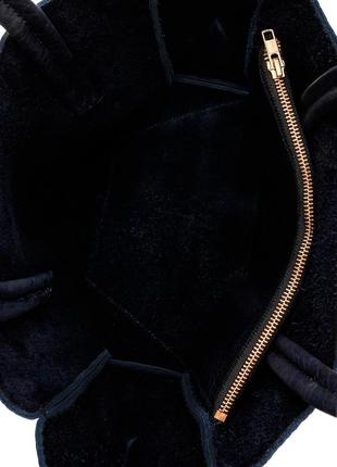 Женская кожаная сумка poolparty soho черная3 фото