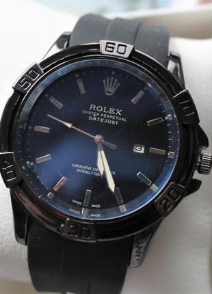 Мужские наручные часы rolex total black2 фото