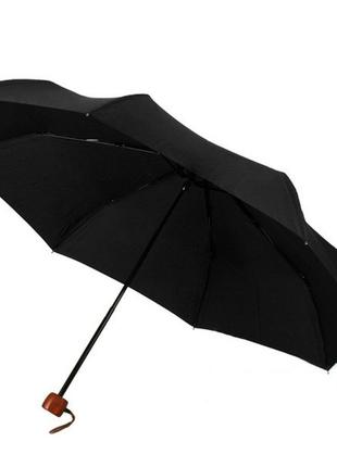 Мужской зонт zest механика, прямая деревянная ручка3 фото