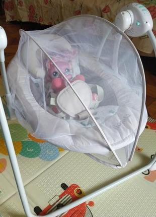 Крісло - гойдалка lionelo для дітей від народження до 9 кг5 фото