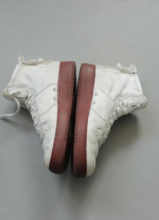 Nike sf air force high кожаные кроссовки высокие кеды эйр форс макс adidas puma sb stussy белые converse 44 453 фото