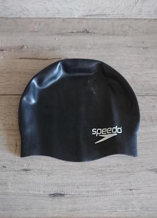 Шапочка для плавания спидо speedo flat silicone2 фото