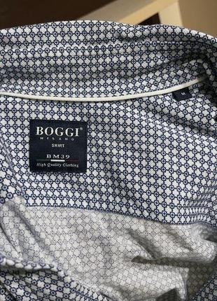Boggi milano, оригинал брендовая рубашка7 фото