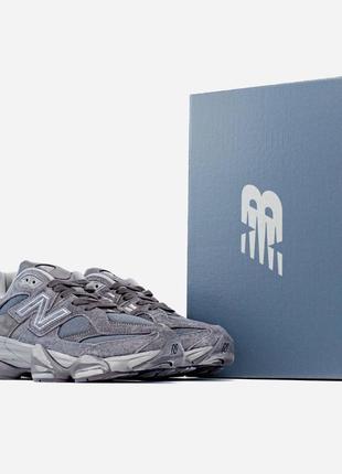 Мужские кроссовки серые с синим new balance 9060 grey blue4 фото