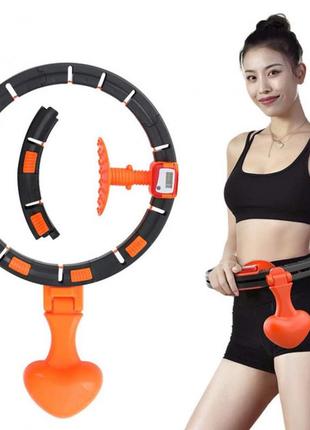 Розумний масажний обруч для схуднення живота та боків intelligent uh-977 hula hoop4 фото