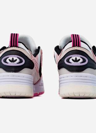 Женские кроссовки белые с розовым adidas adi 2000 white pink6 фото