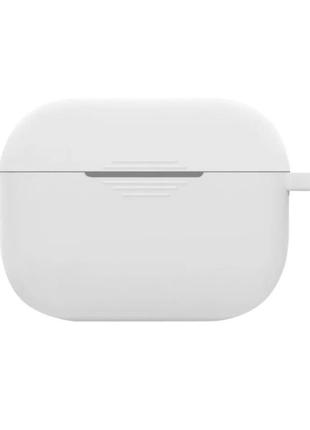 Силіконовий білий чохол для навушників apple аїрподсів pro1 фото