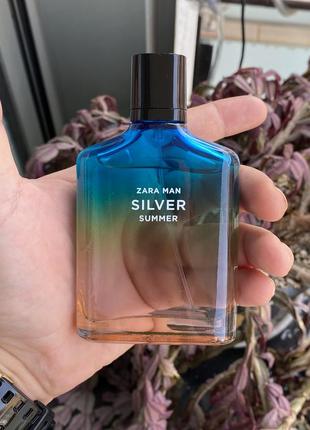 Духи мужские zara silver summer 100ml , новые с набора