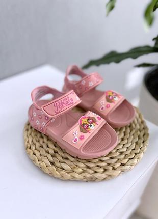 Класні босоніжки, сандалі щенячий патруль