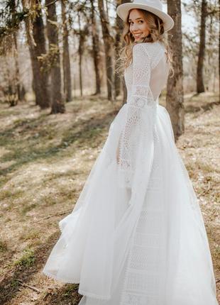 Весільна сукня в стилі бохо2 фото