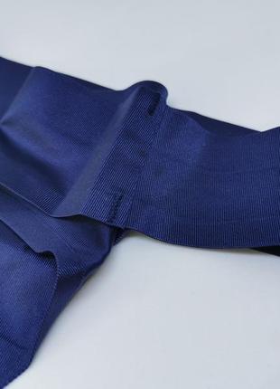 Женские ледяные шелковые трусики-бикини / стринги бесшовные синие8 фото